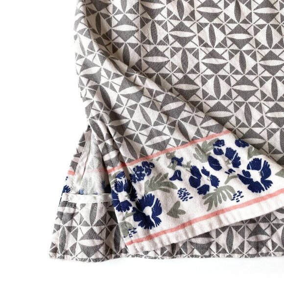 Ted Baker Laylei Blouse Womens 1 US 4 Short Sleeve Ties Geometric Floral Print - Picture 7 of 12